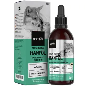 Bio Hanföl für Katzen und Hunde